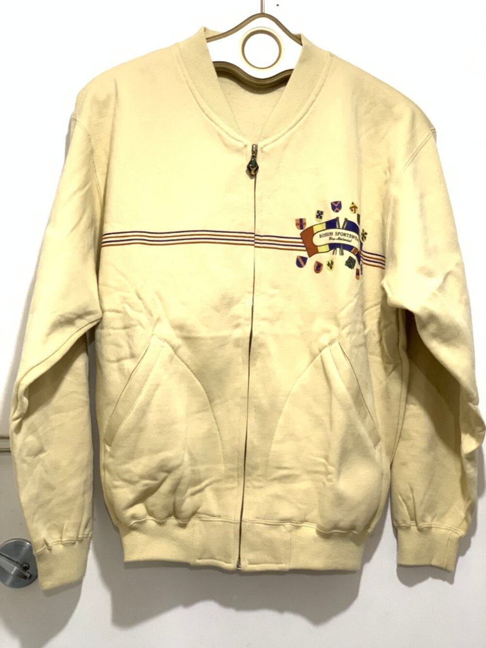 BOSSINI SPORTSWEAR BOMBER SWEATSHIRTS SIZE M